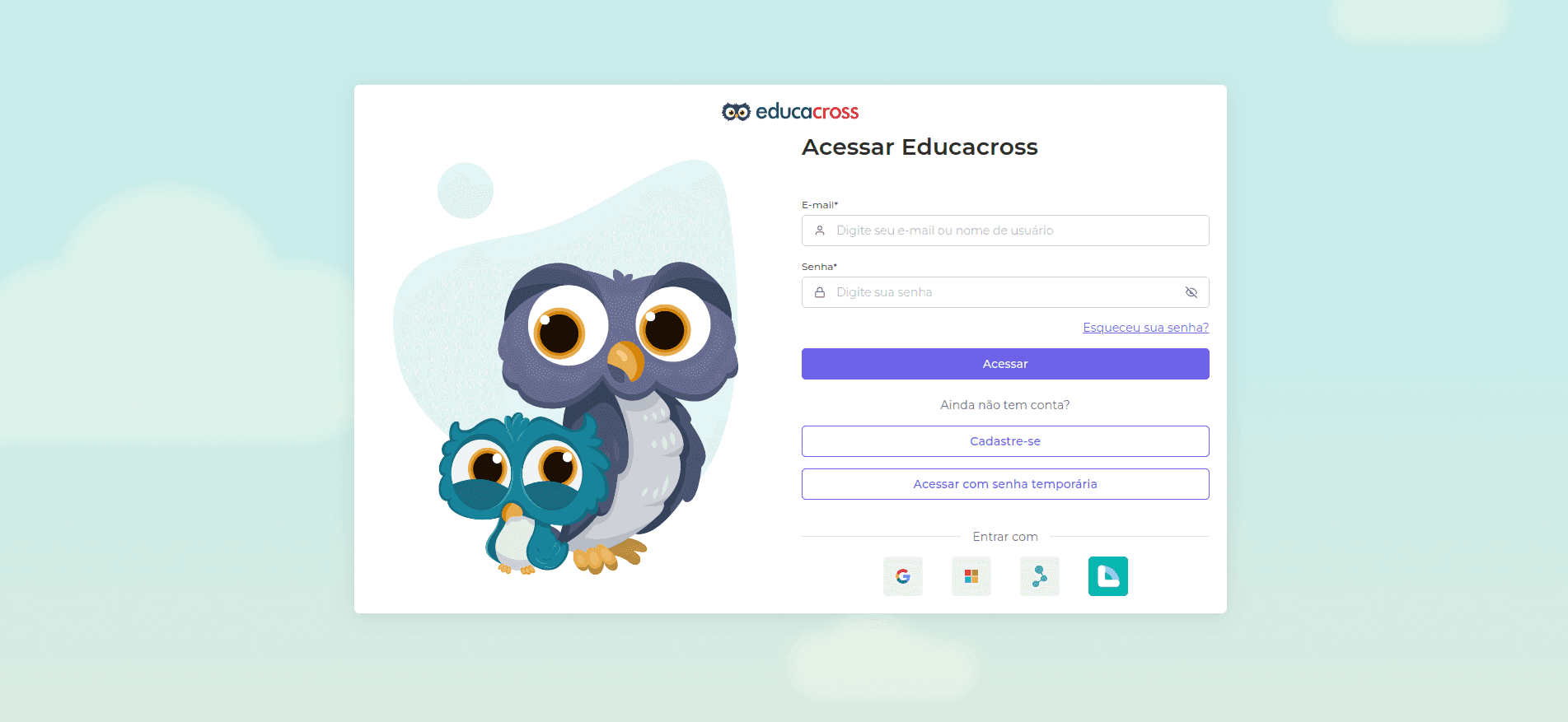EducaCross - Projeto desenvolvido por Felipe Frantz Zanini (ffzanini) usando JavaScript, TypeScript, Angular