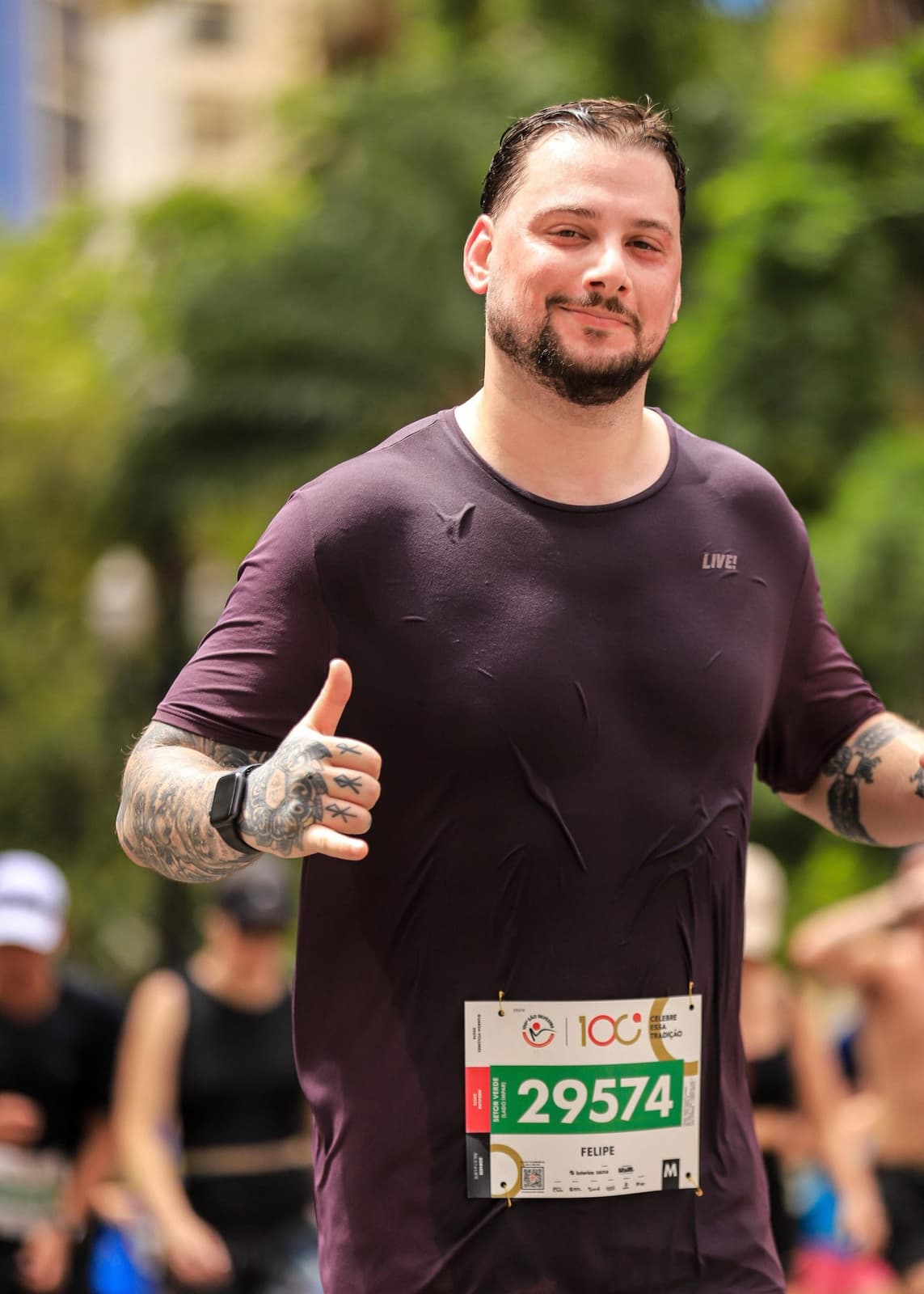 Felipe Frantz Zanini correndo - software engineer e desenvolvedor web em Pelotas